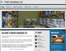 Tablet Screenshot of gohapshardware.com